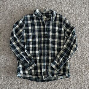 L.L. BEAN— Relaxed Fit Plaid Flannel